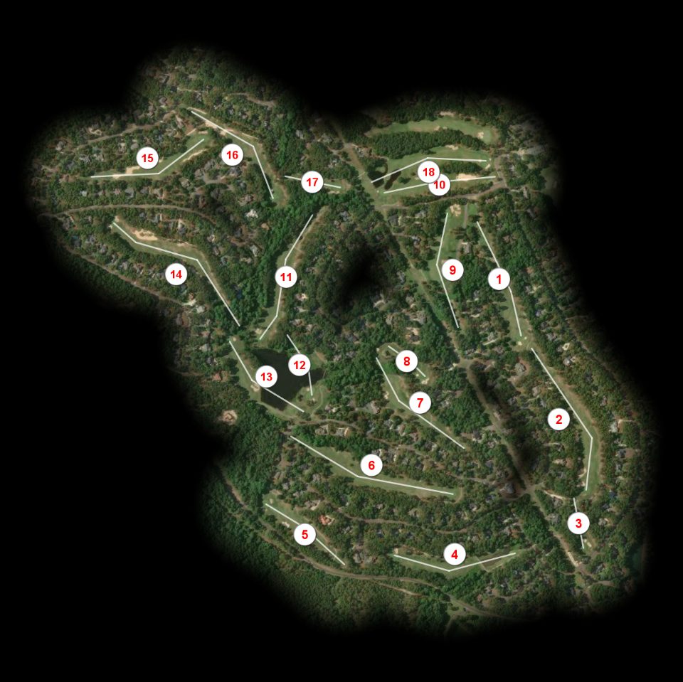 Pinewild Country Club Holly course overview