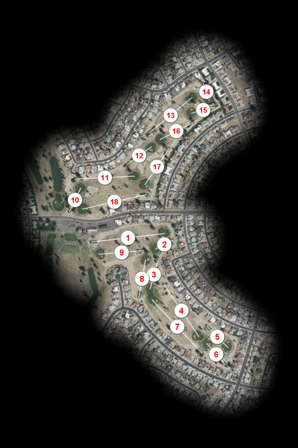Sun City Lakes Lakes East course overview