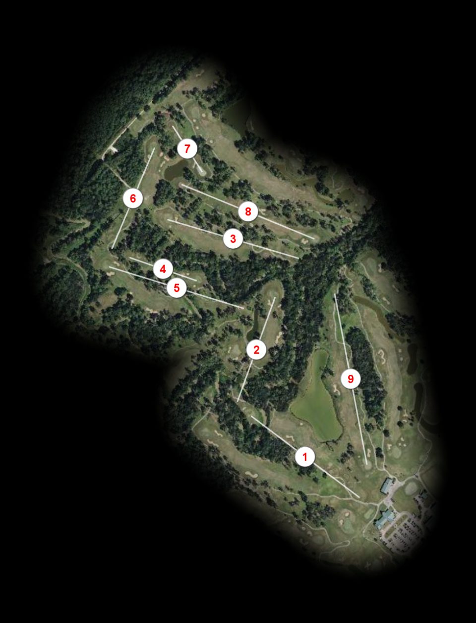 Creekside nine at Timber Creek Golf Club