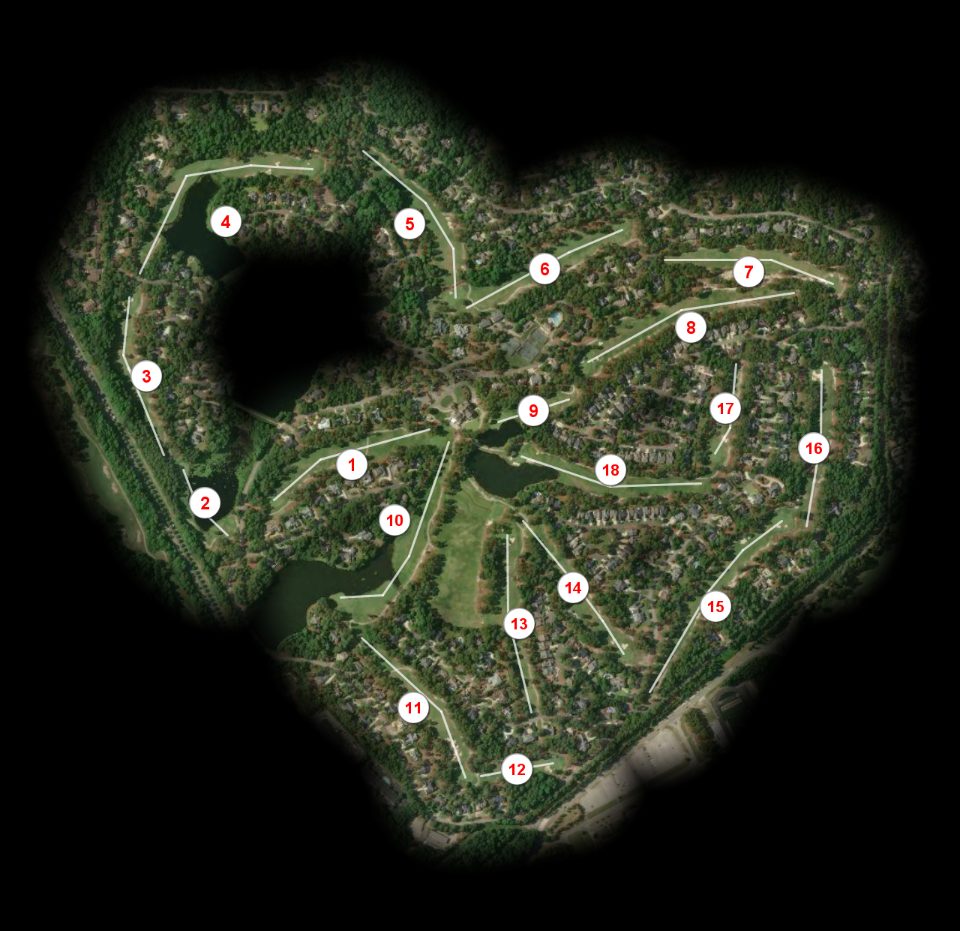 Pinehurst Country Club #9 course overview