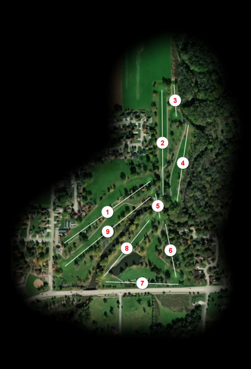 River Bend Municipal Golf Club course overview