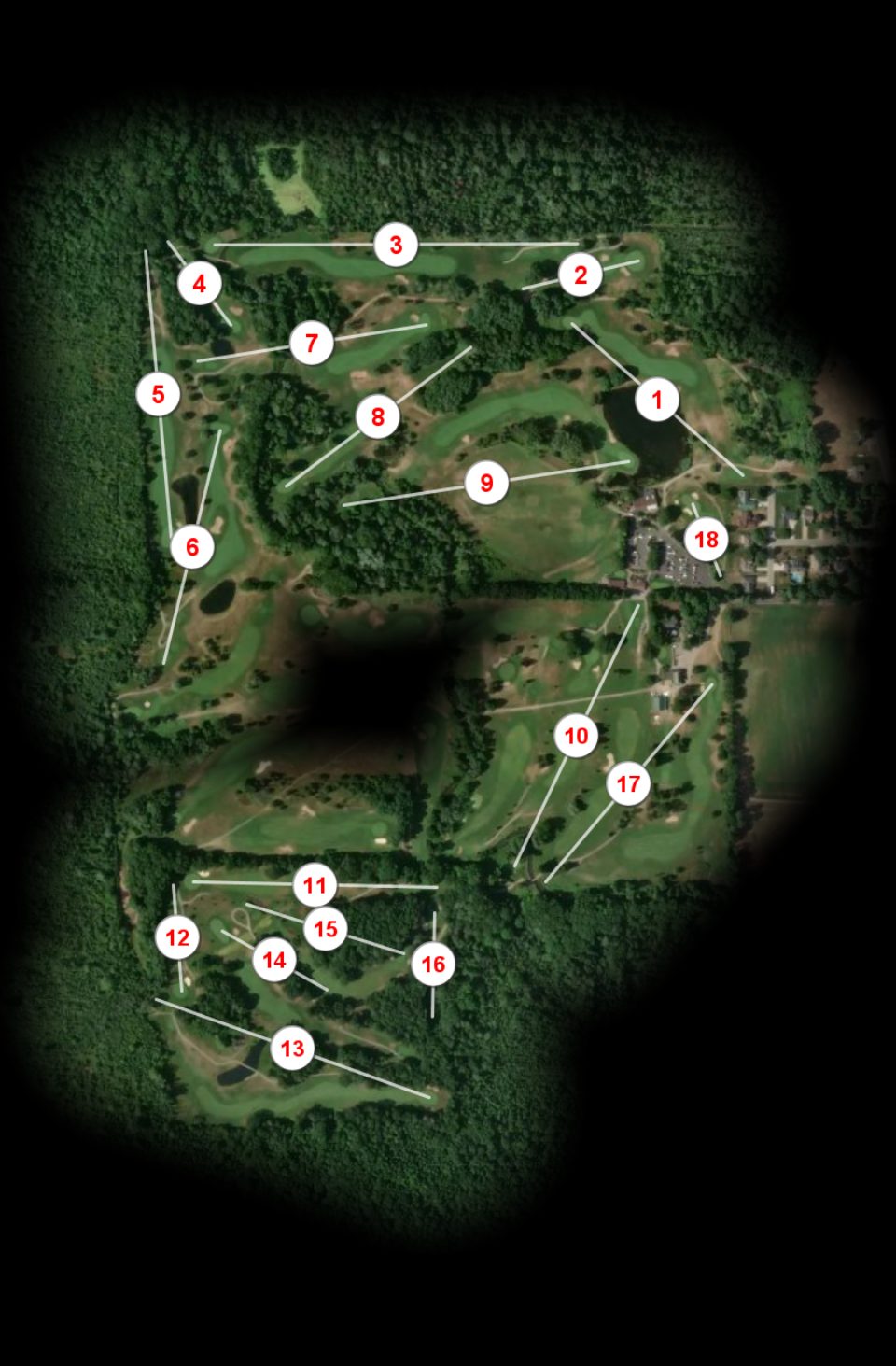 Willowbrook Golf Club North/South course overview