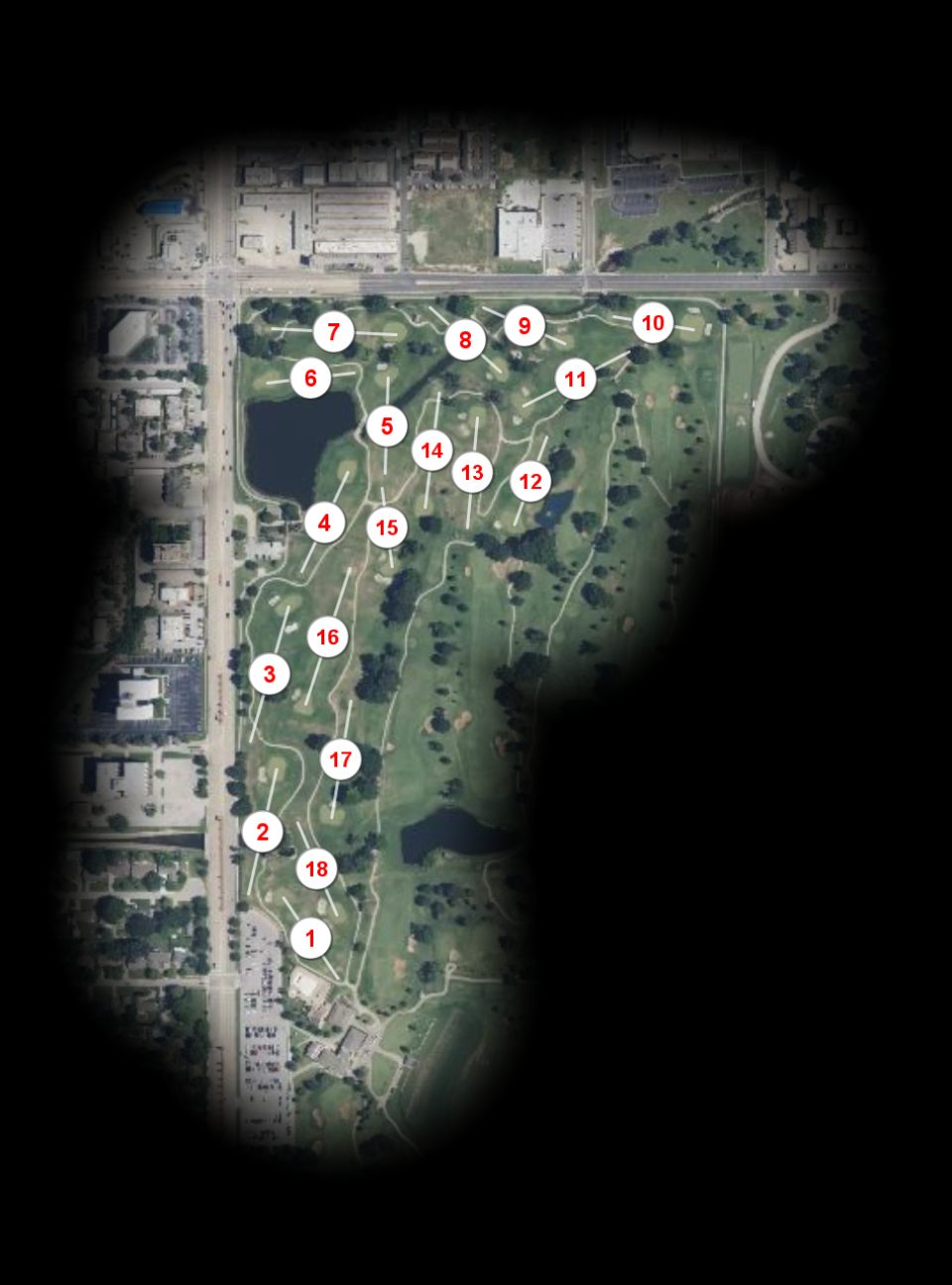 LaFortune Park Golf Club Par 3 course overview
