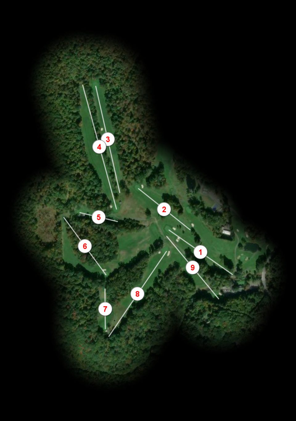 Blue nine at Buck Hill Falls Golf Club