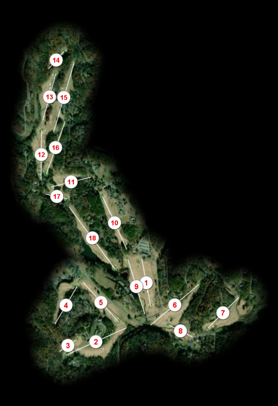 Rumbling Bald Resort Apple Valley course overview