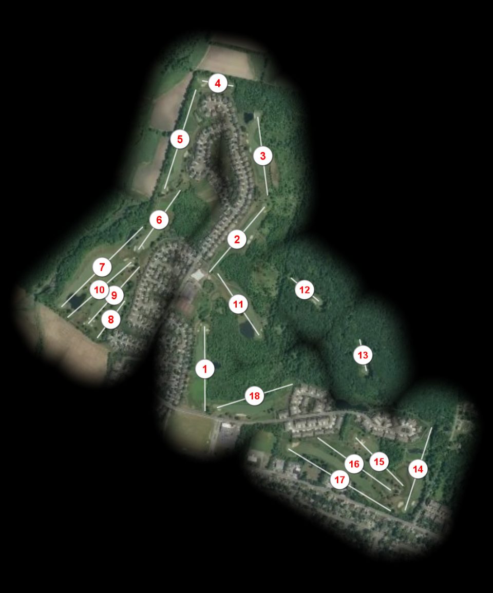 Deerwood Country Club course overview