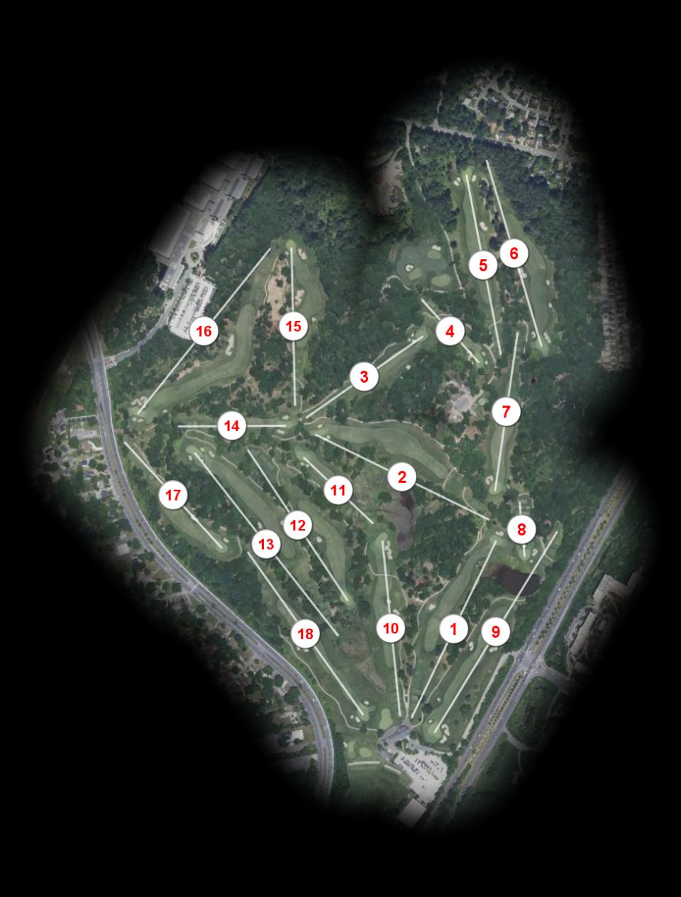 University of Maryland Golf Club course overview