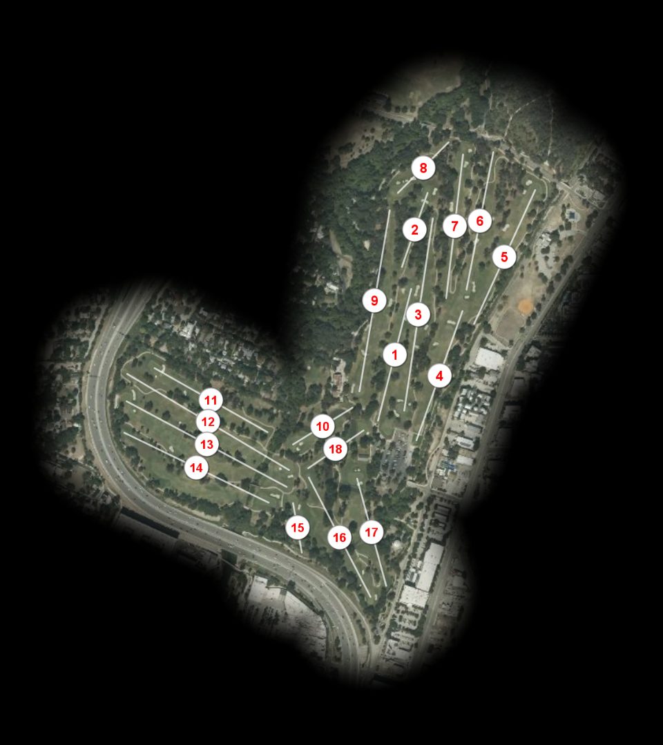 Brackenridge Municipal Golf Club course overview