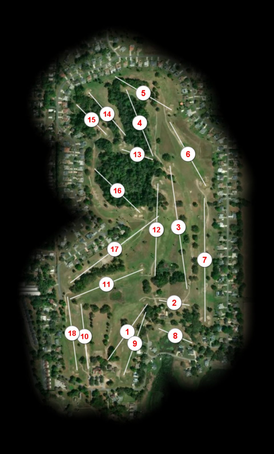 Lakeside Country Club course overview