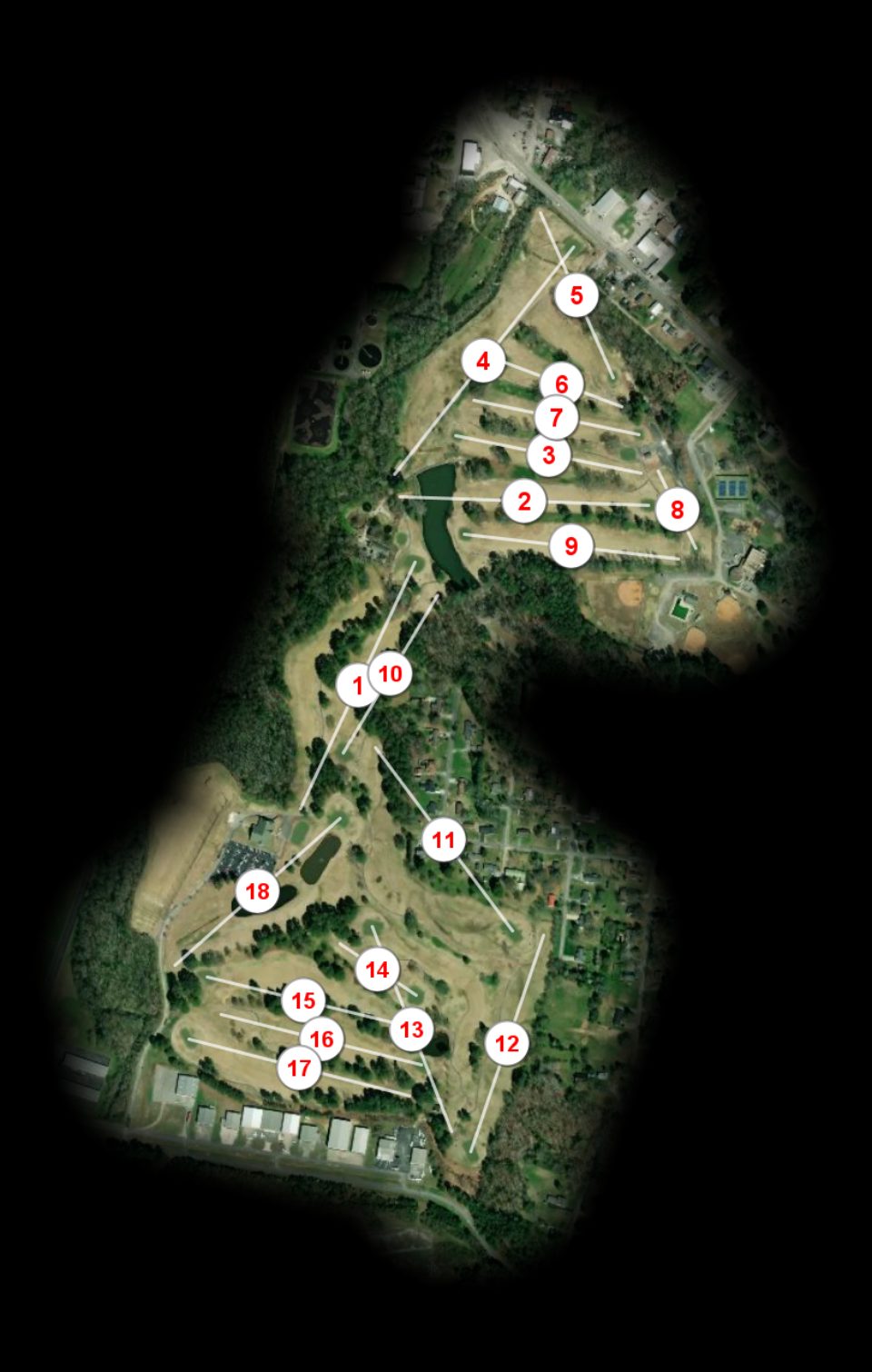 Lafayette Municipal Golf Club course overview
