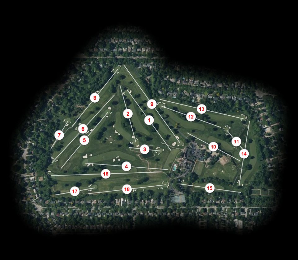 Canterbury Golf Club course overview