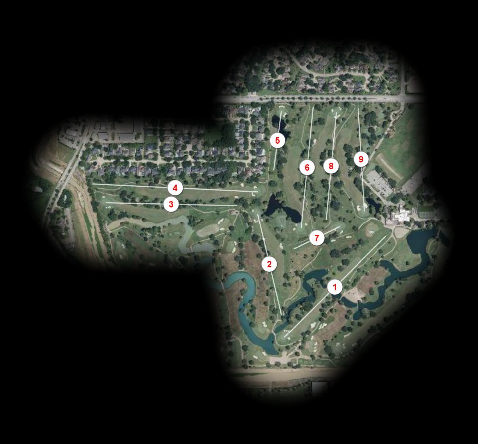 Green nine at Pine Forest Country Club