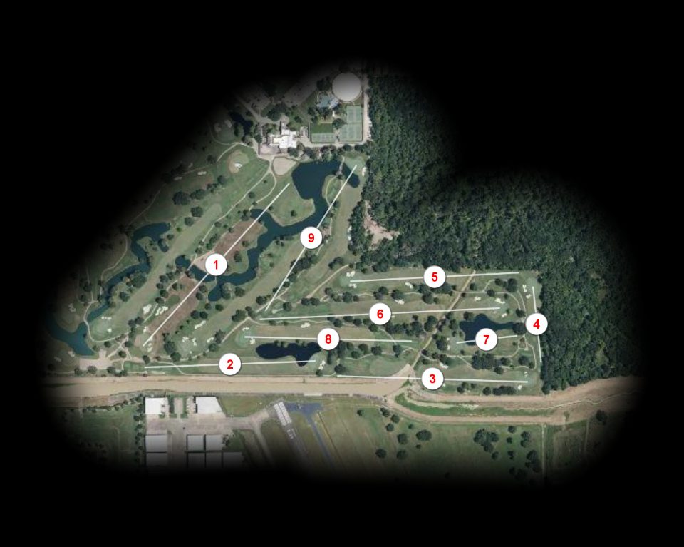 White nine at Pine Forest Country Club