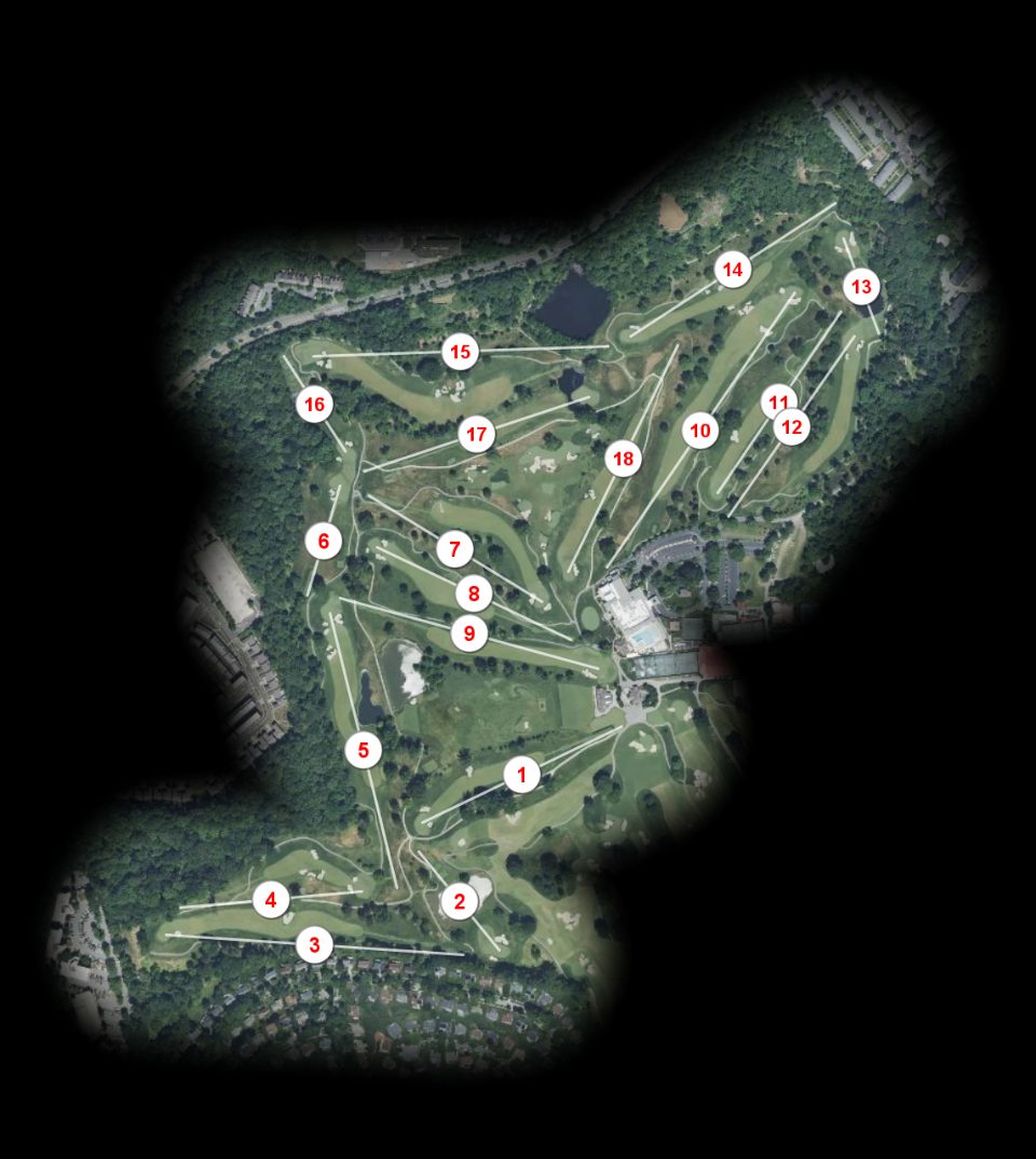 Woodmont Country Club North course overview