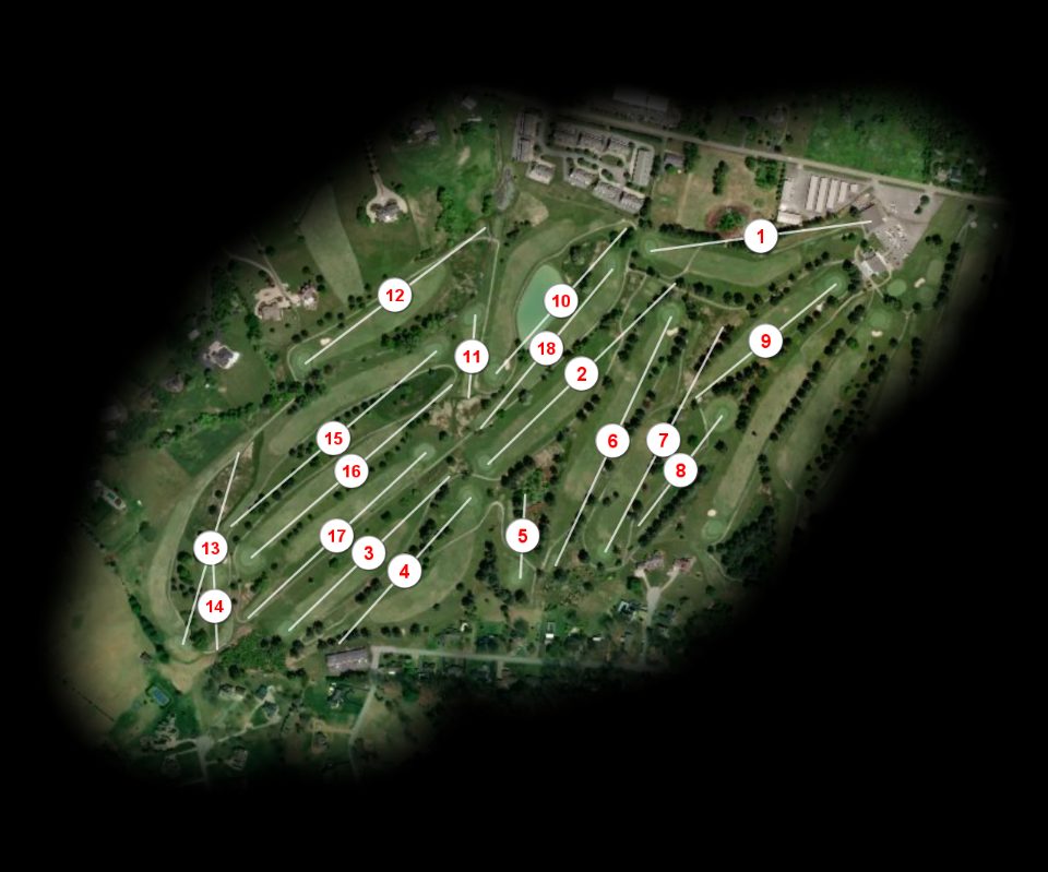 Tri Cities Golf Club Pines-Lake course overview