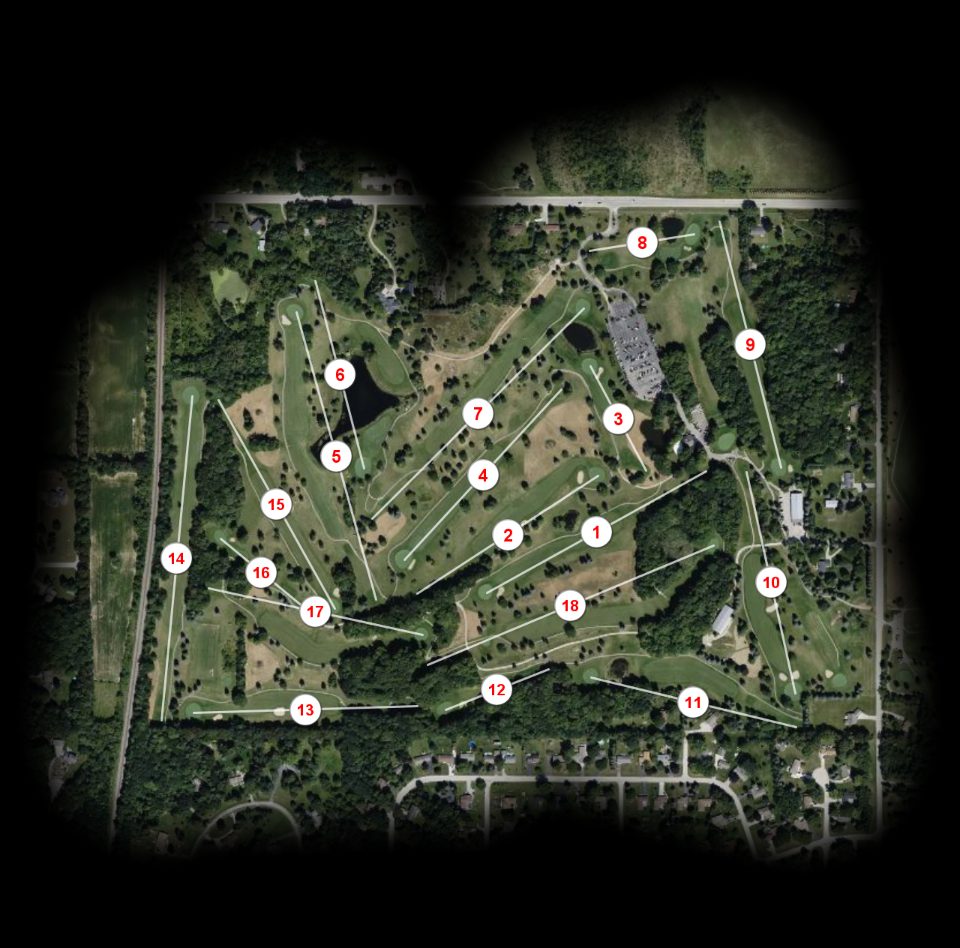 Kettle Hills Golf Course Ponds/Woods course overview