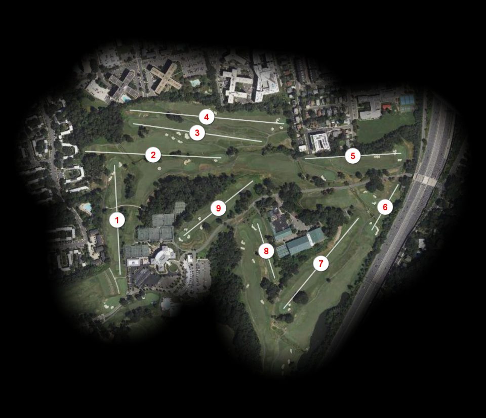 Red nine at Army Navy Country Club