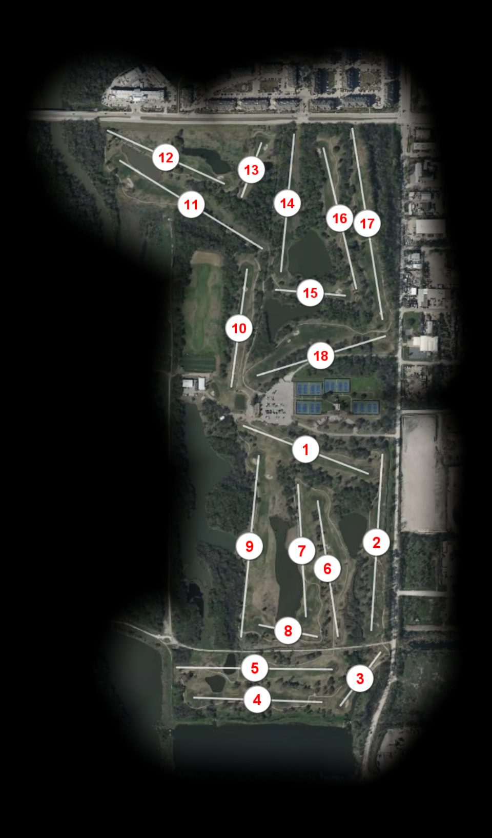 L B Houston Municipal Golf Club course overview