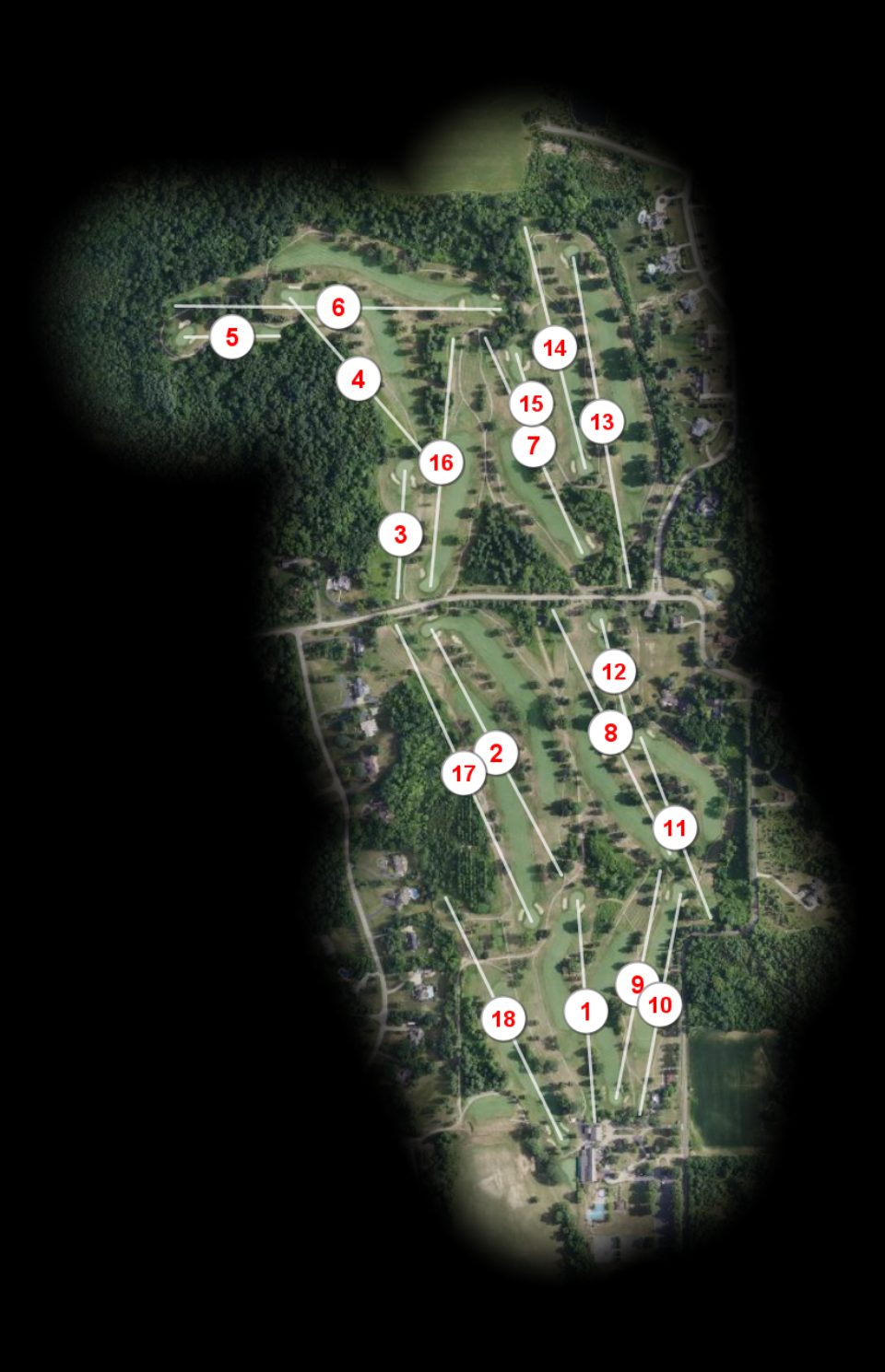 Browns Run Country Club course overview