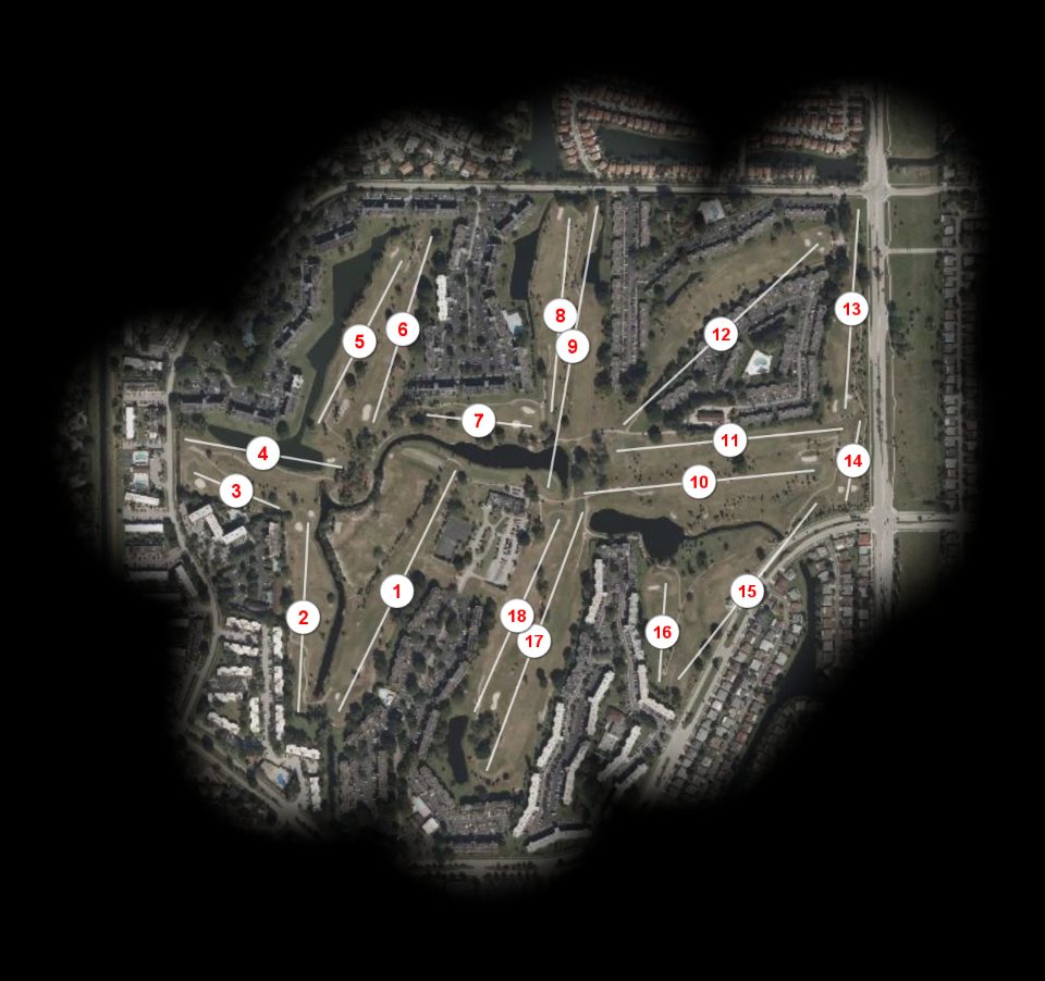 Oriole Golf and Tennis Club of Margate course overview