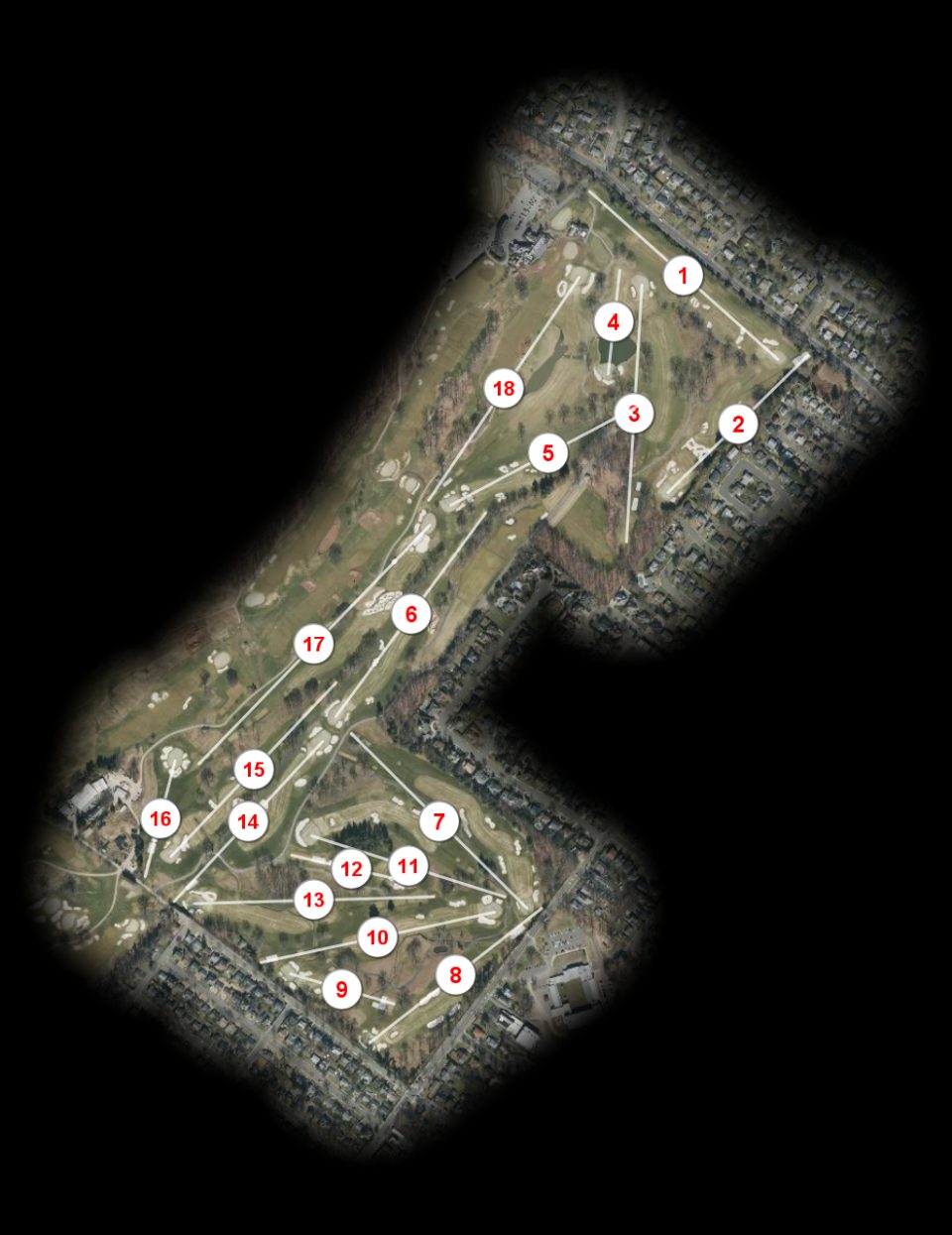 Baltustrol Country Club Lower course overview