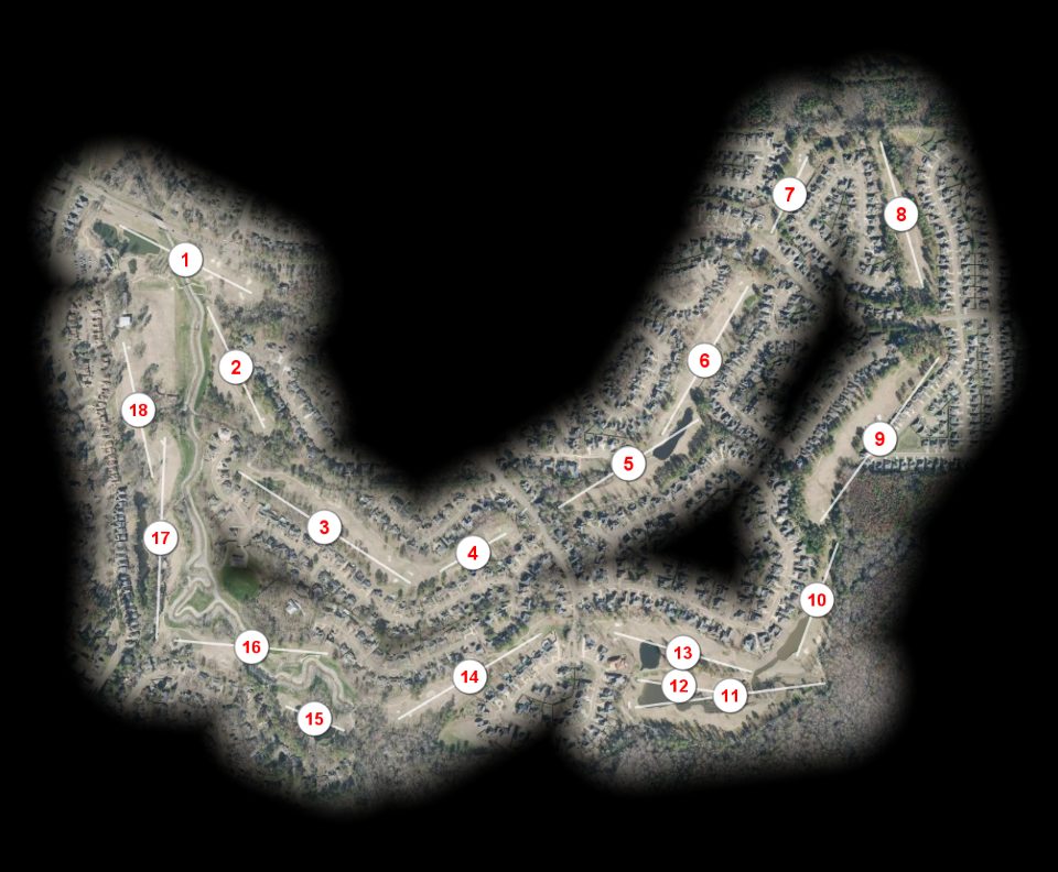 Castlewoods Golf Club Bear course overview