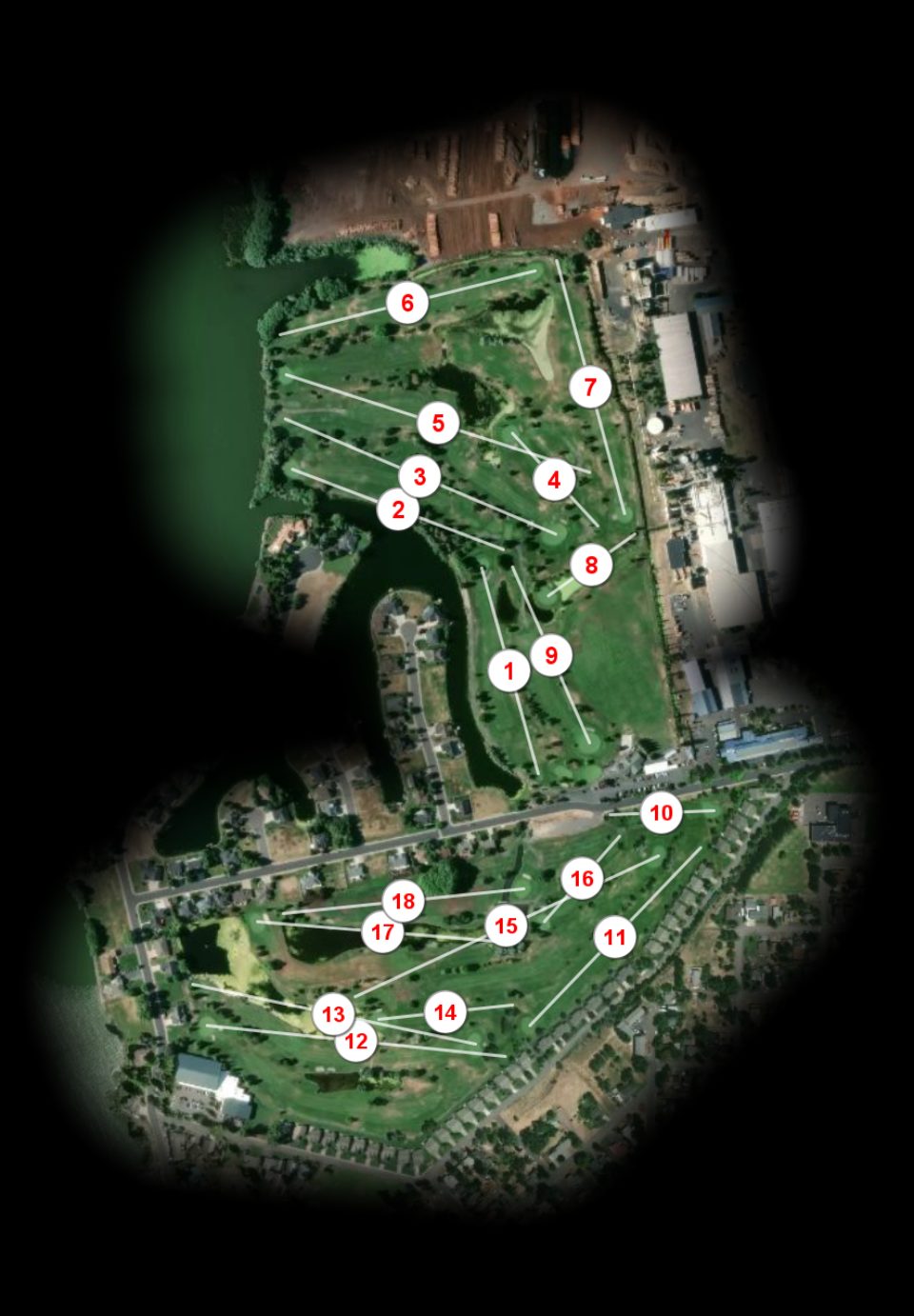 Harbor Links Public Golf Harbor Public Golf course overview