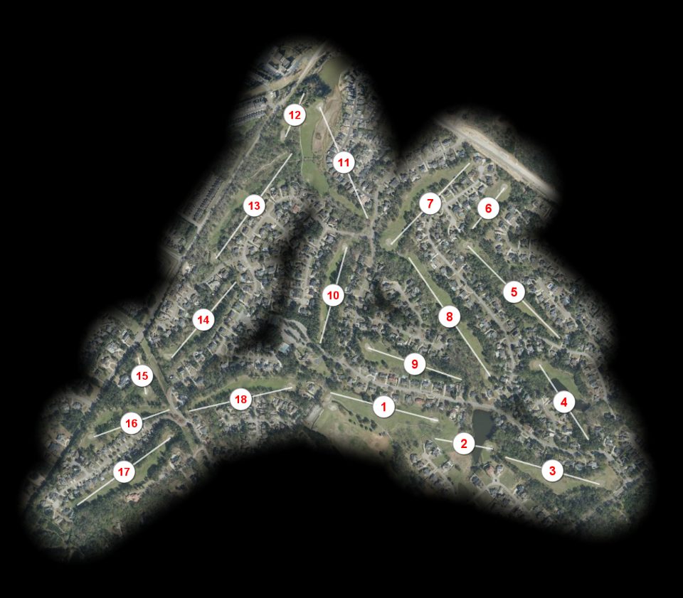 Jones Creek Golf Club course overview