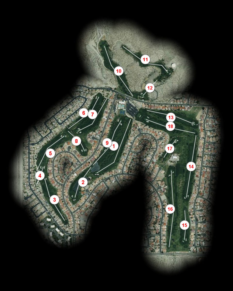 Mission Lakes Country Club course overview