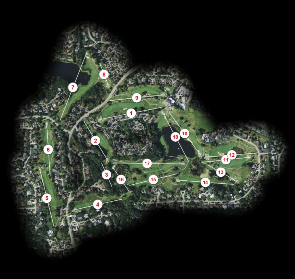 Wabeek Country Club course overview
