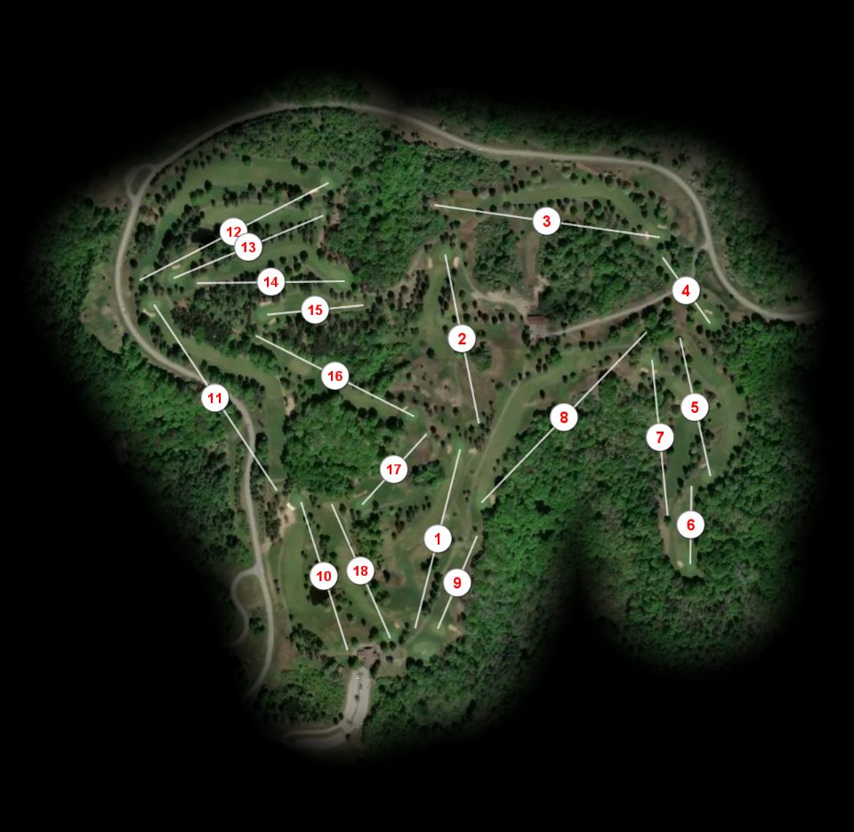 Salt Fork State Park Golf Course course overview