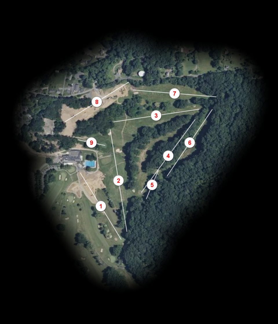 Silver Creek Country Club Hill Nine course overview