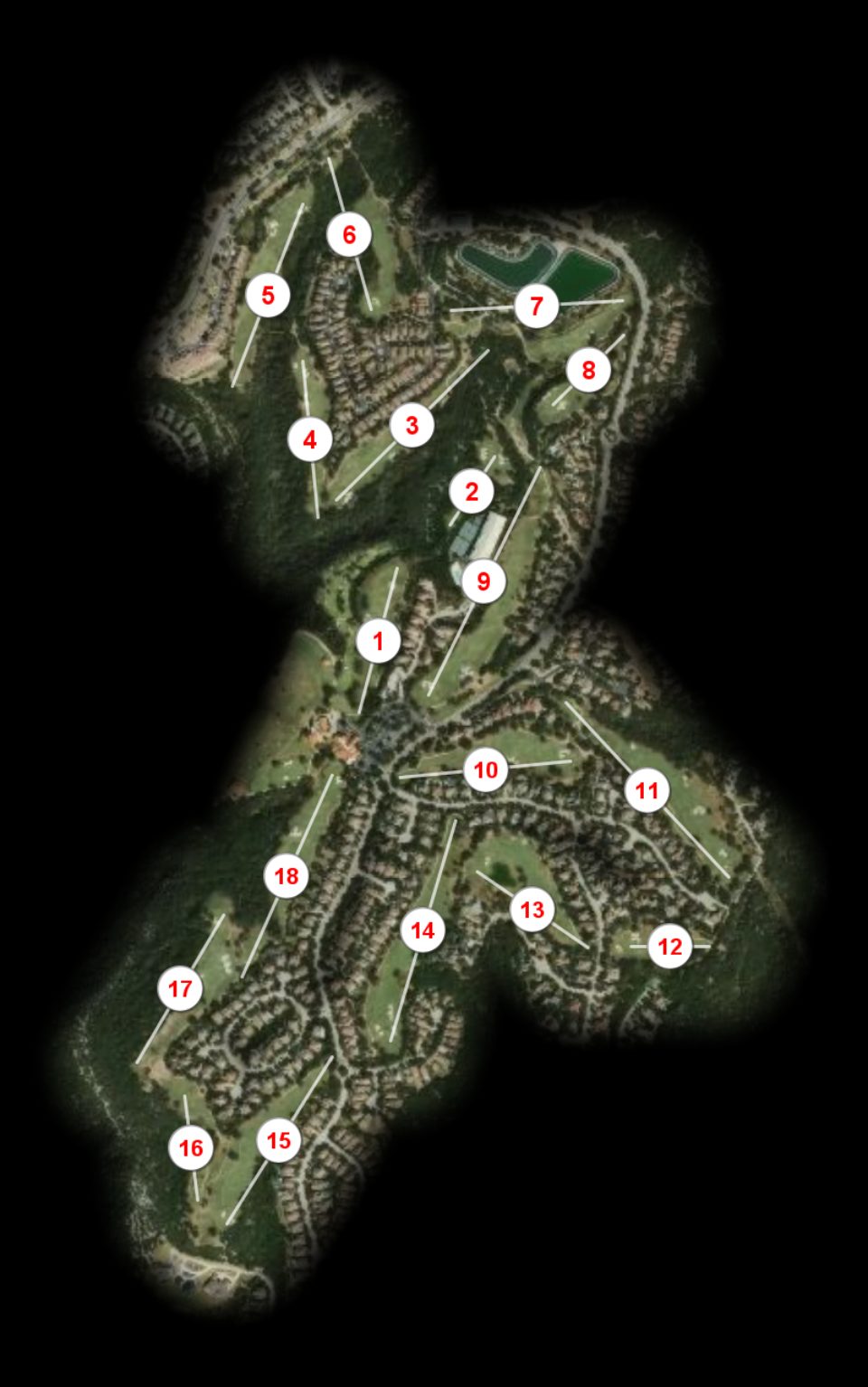 The University of Texas Golf Club course overview