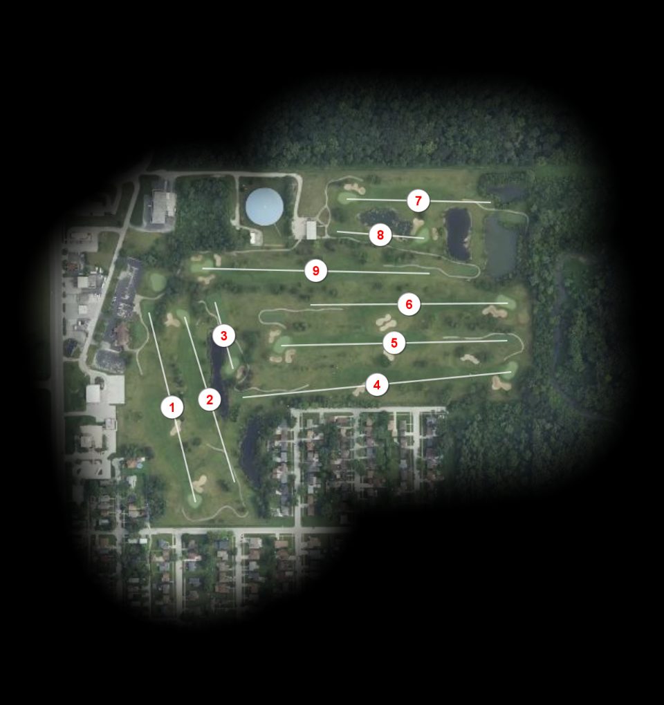 Chicago Heights Park District Golf Club East course overview