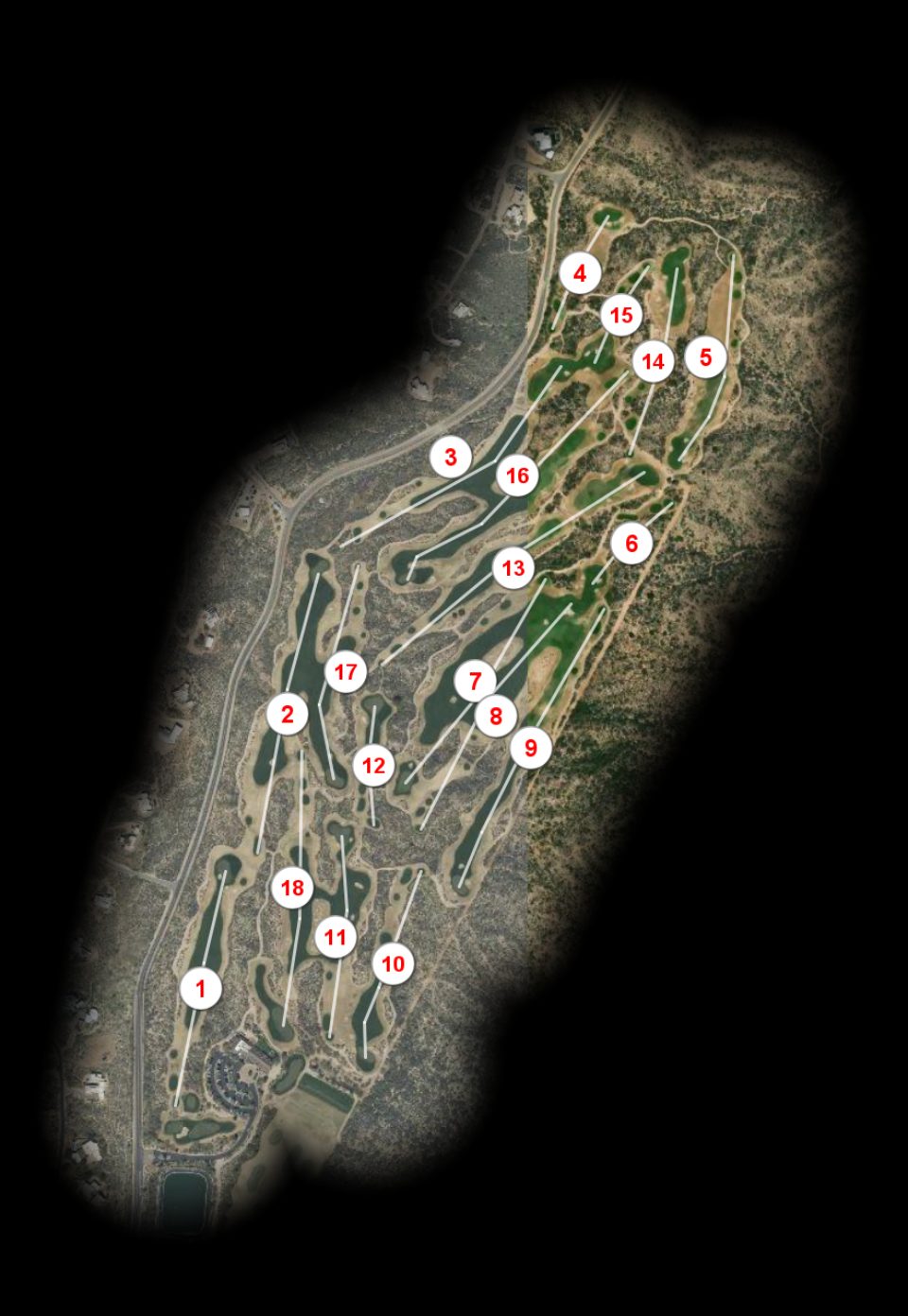 Desert Mountain Golf Club Outlaw course overview