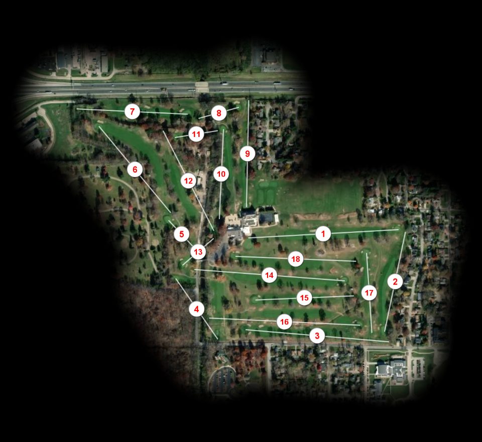 Urbana Golf & Country Club course overview