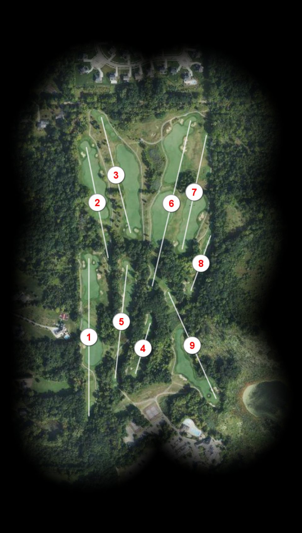 Woods nine at Twin Lakes Golf Club