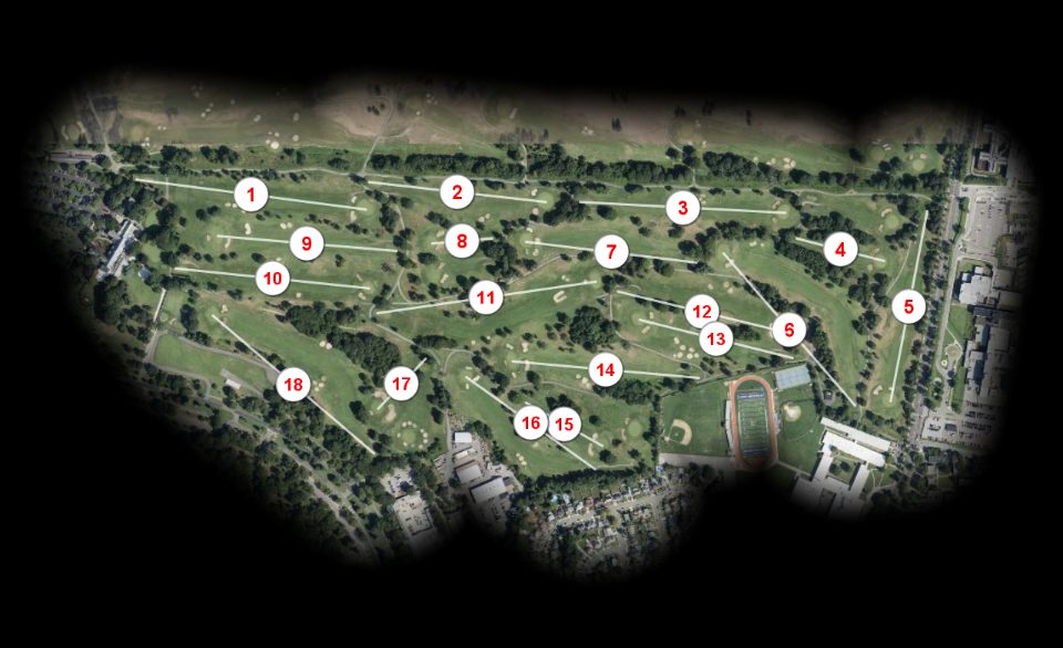 Eisenhower Park Golf Club Blue course overview