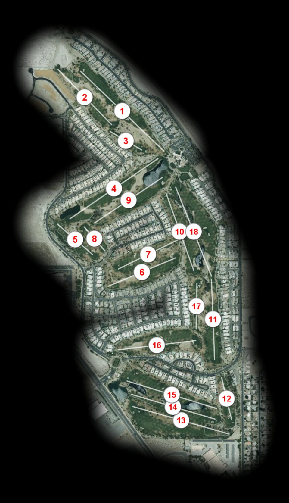 Escena Golf Club course overview