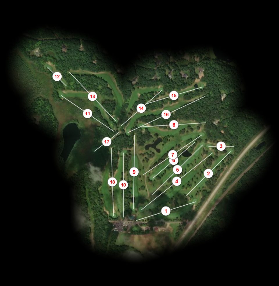 Cuyuna Country Club course overview