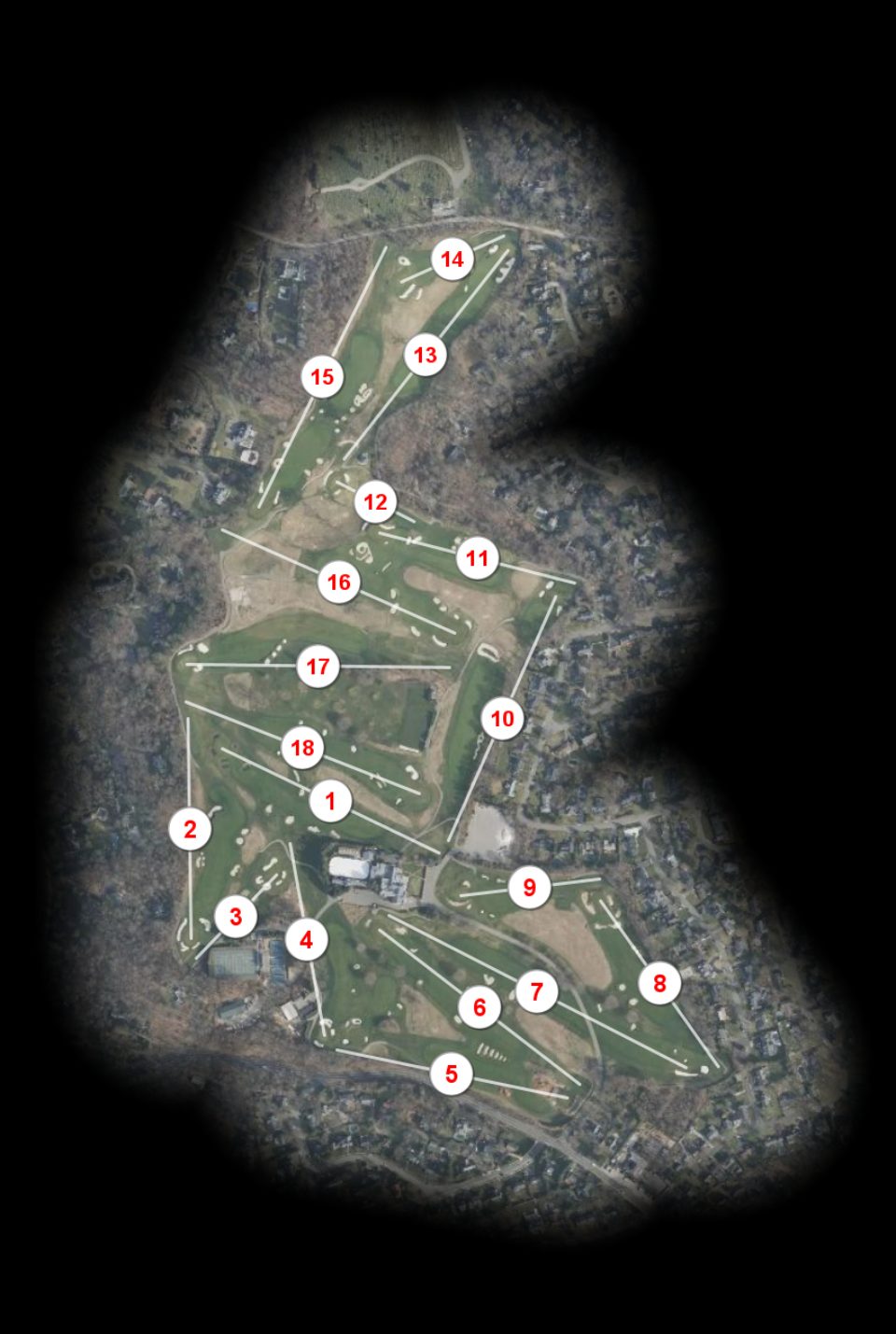 Huntington Country Club course overview