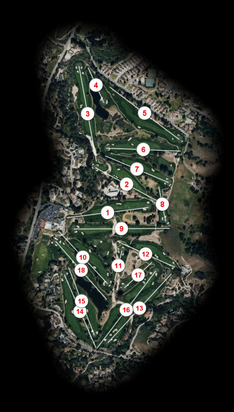 Corral de Tierra Country Club course overview