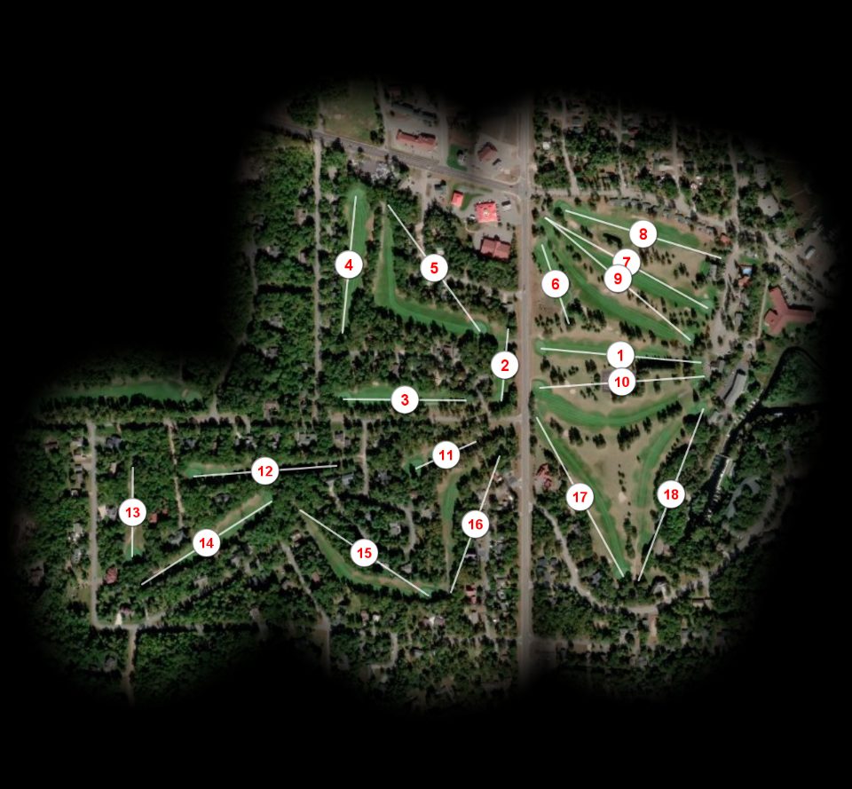 Breezy Point Resort Traditional course overview
