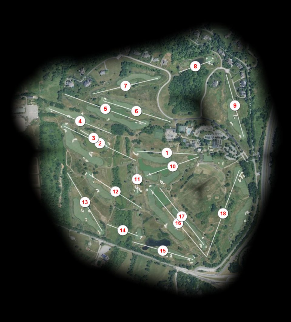 Hayfields Country Club course overview