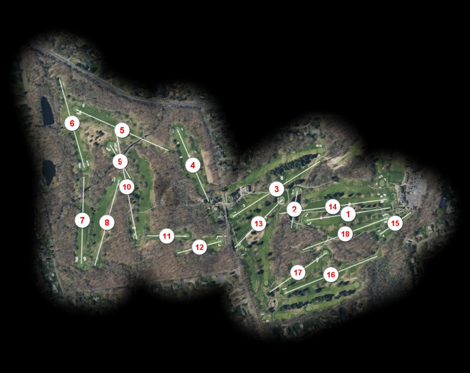 Racebrook Country Club Championship course overview