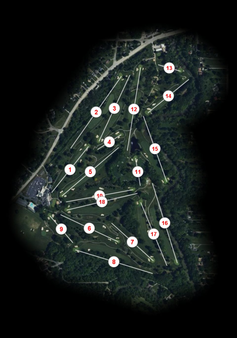 Elyria Country Club course overview