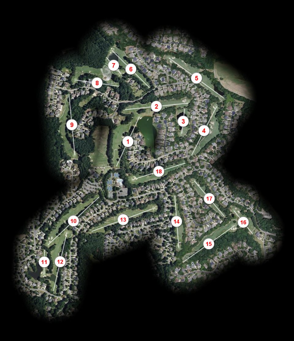 St Marlo Country Club course overview