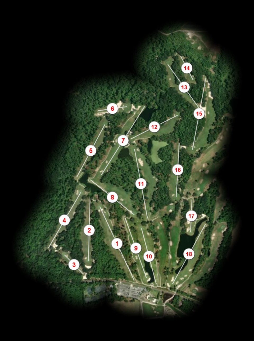 Jekyll Island Golf Club Pine Lakes course overview