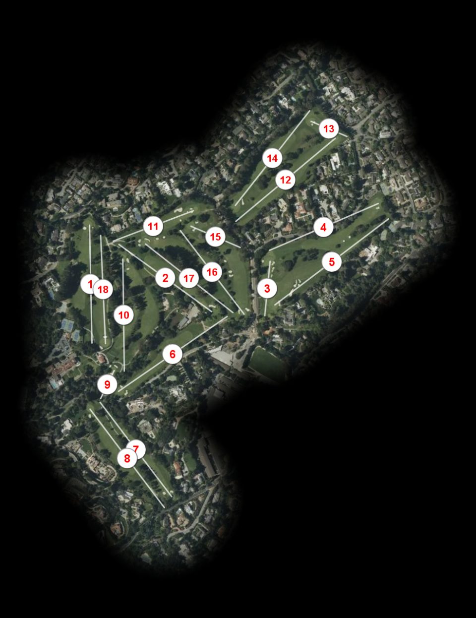 Burlingame Country Club course overview
