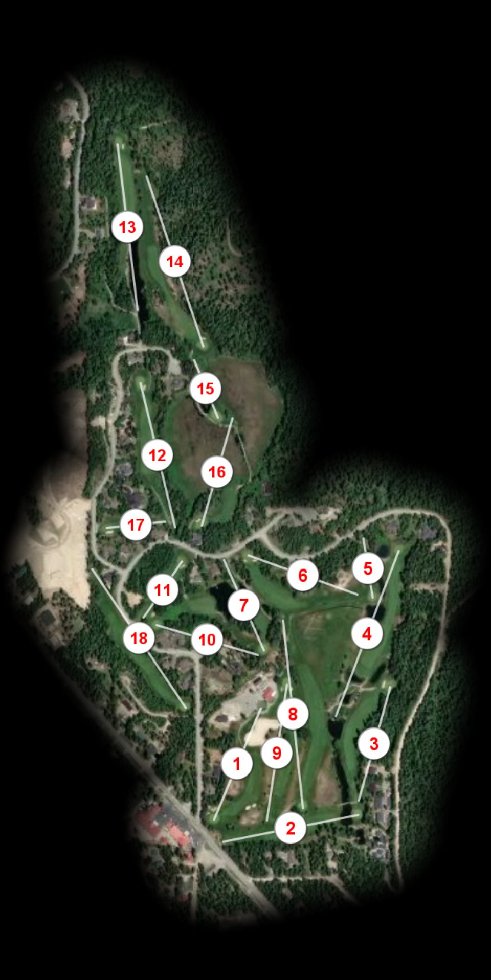 Priest Lake Golf Club course overview